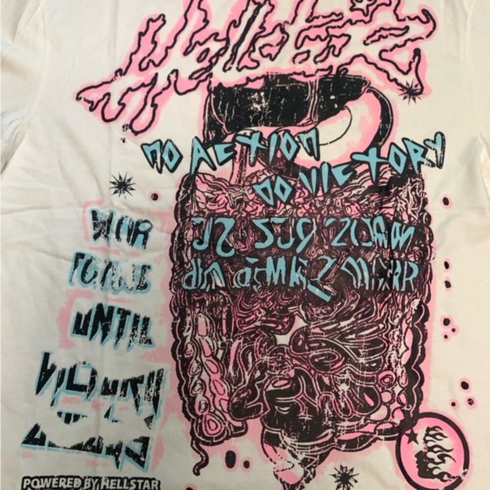 Hellstar No Guts No Glory T-Shirt Men’s Large, Medium, Small - Picture 3 of 3
